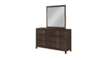 Kenzo Modern Style Mirror Made with Wood in Walnut walnut-bedroom-contemporary-modern-solid