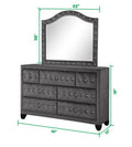 Sophia Mirror Gray gray-contemporary-modern-wood