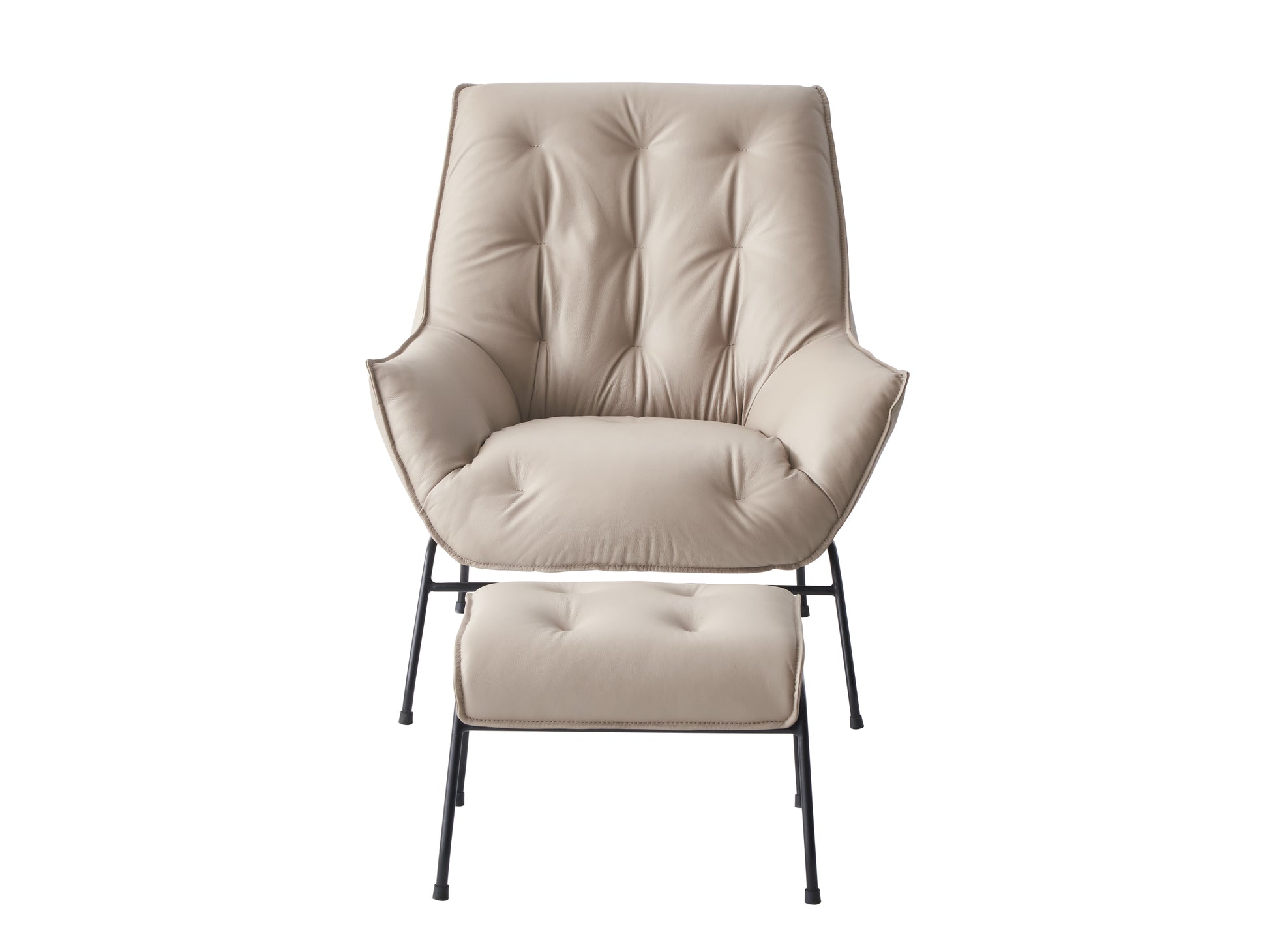 ACME Zusa Accent Chair, Khaki Top Grain Leather khaki-leather