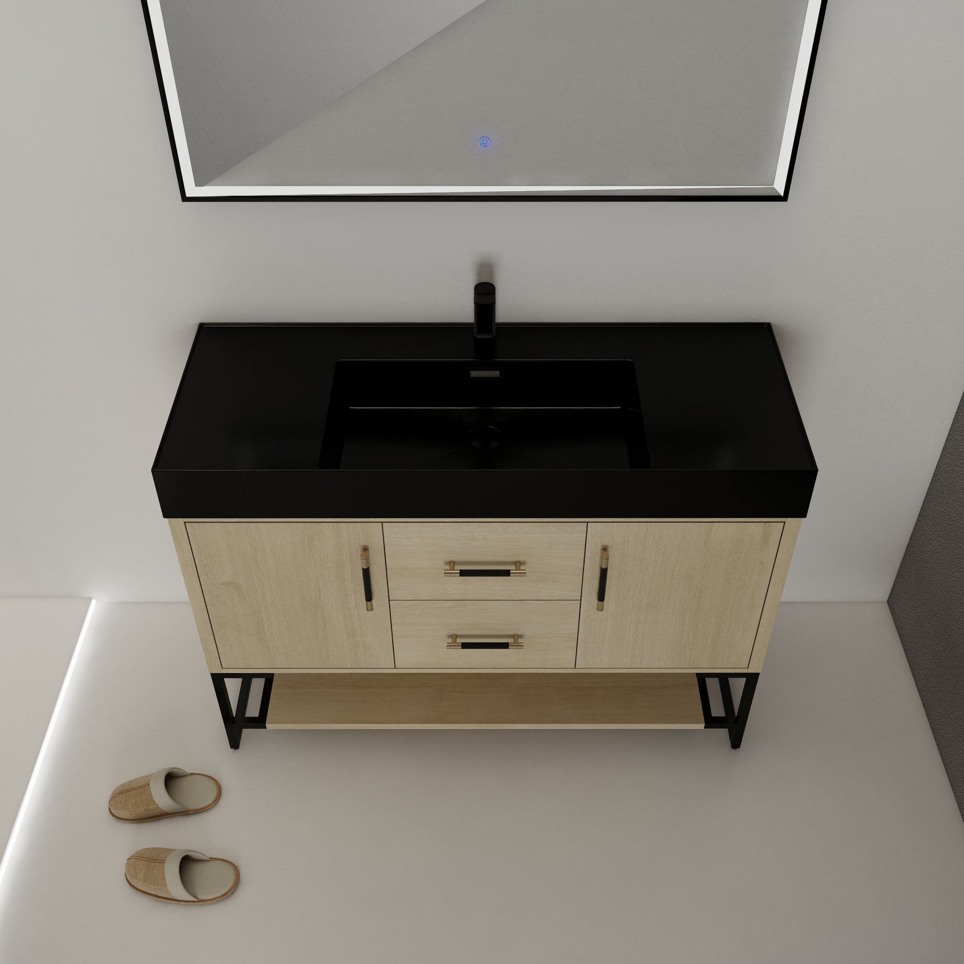 48 Inch Bathroom Vanity Freestanding Design With