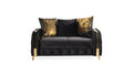 Lust 3Pc Modern Living Room Set in Black black-wood-modern-upholstered-wood