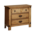 Cottage Style Weathered Elm 1pc Nightstand Ball