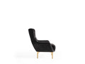 Lust Modern Style Chair in Black black-modern-upholstered-wood