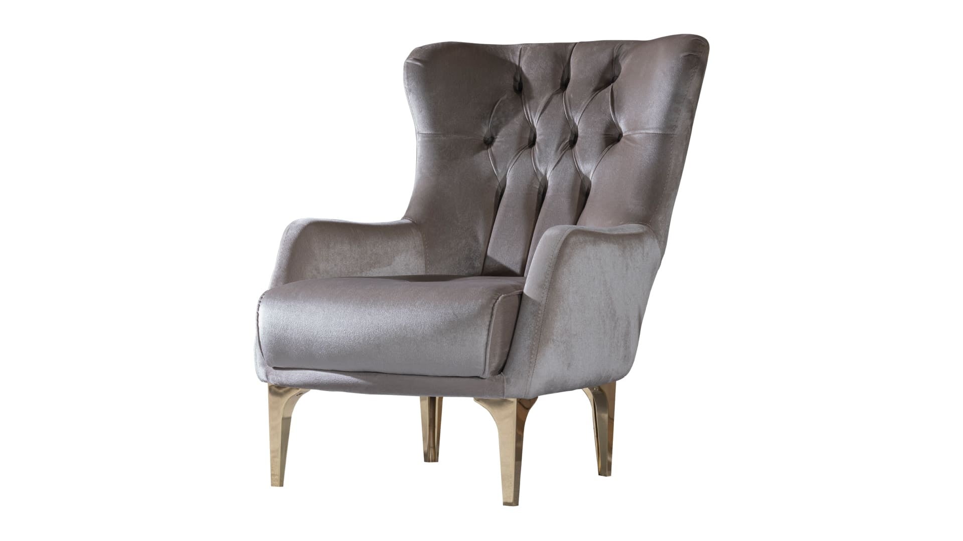 Lust Modern Style Chair in Taupe taupe-modern-upholstered-wood