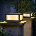 Solar Wall Lamp With Dimmable LED 2 pack black-aluminium