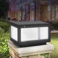 Solar Wall Lamp With Dimmable LED 2 pack black-aluminium