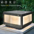 Solar Wall Lamp With Dimmable LED black-aluminum