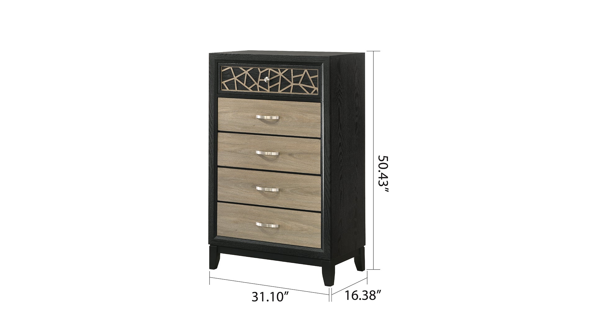 Selena Modern & Contemporary Chest Made with Wood