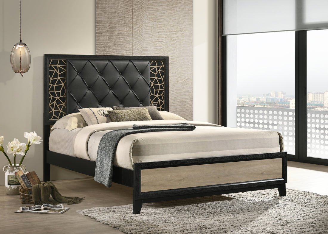 Selena Modern & Contemporary Queen Bed Made with