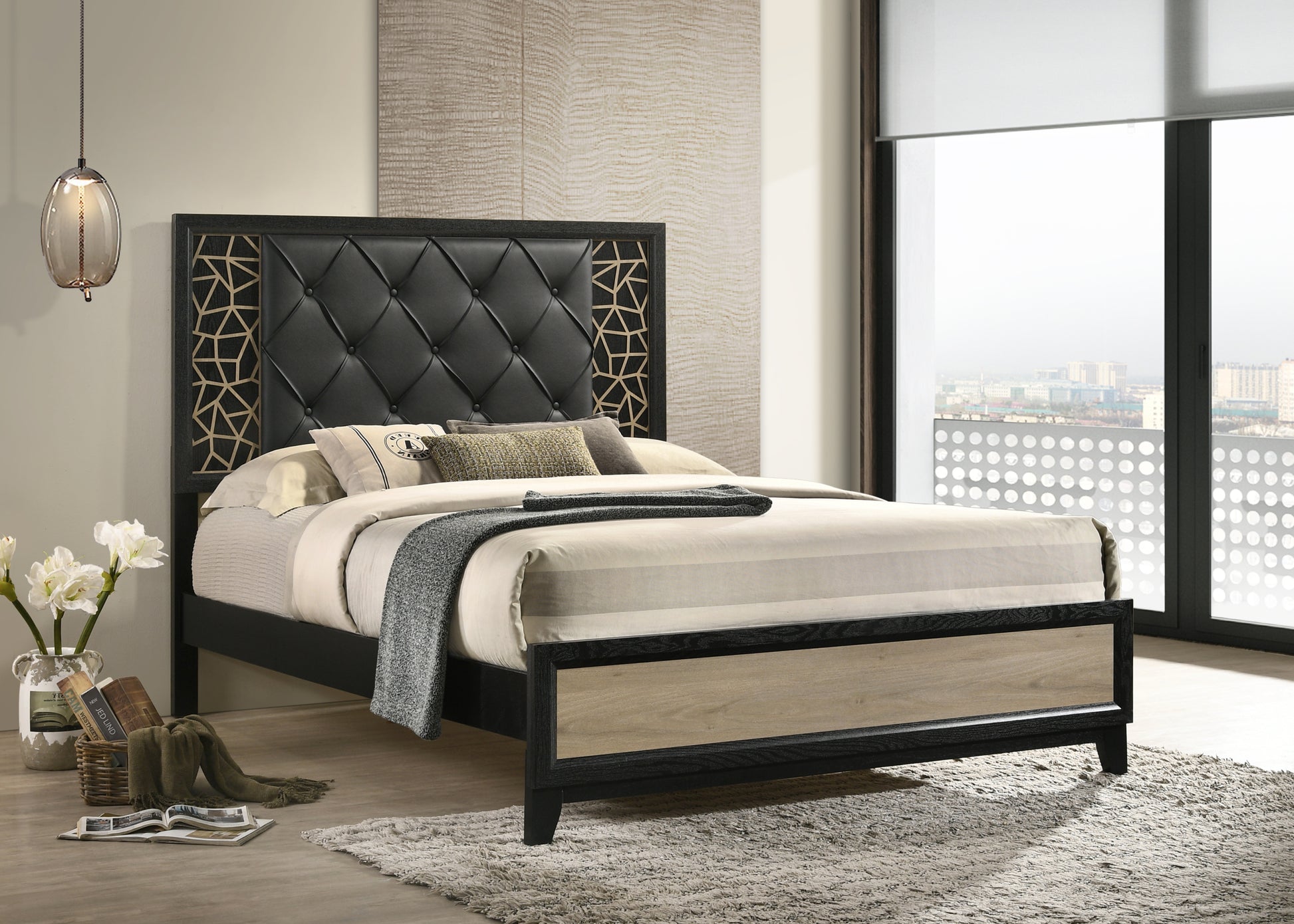 Selena Modern & Contemporary King Bed Made with