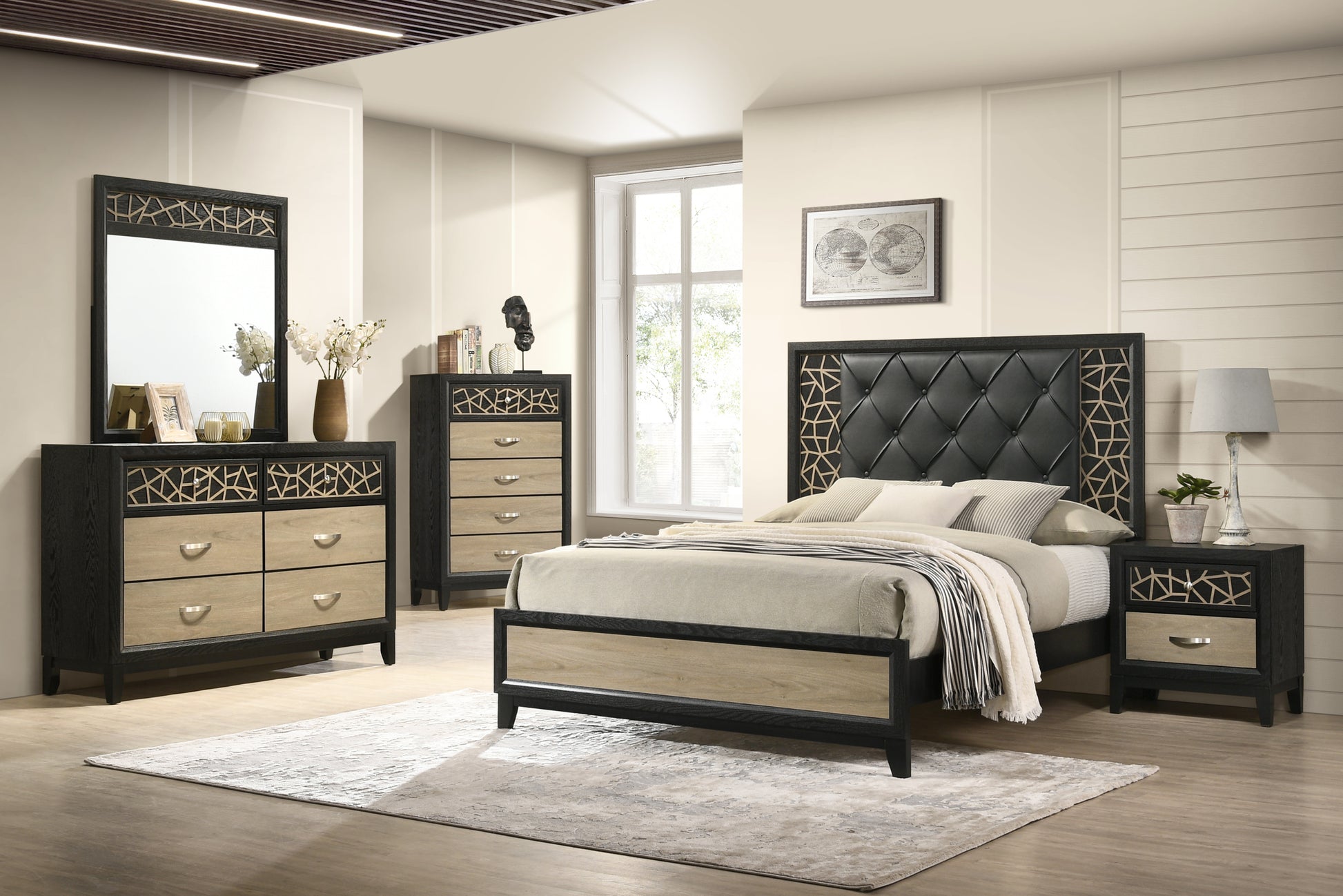 Selena Modern & Contemporary King Bed Made with