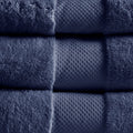 Cotton 6 Piece Bath Towel Set navy-cotton