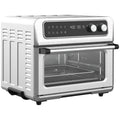 Air Fryer Toaster Oven, 21QT 8 In 1 Convection Oven silver-stainless steel