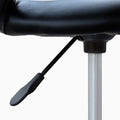Crescent Rolling Salon Stool with Adjustable