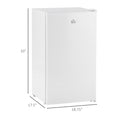 3.2 Cu.Ft Mini Fridge with Freezer, Single Door