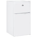 Double Door Mini Fridge with Freezer, 3.2 Cu.Ft