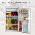 3.2 Cu.Ft Mini Fridge with Freezer, Single Door