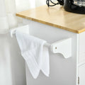 Mobile Kitchen Island with Storage, Kitchen Cart with white-mdf