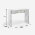 Modern Design Tempered Glass Marble Texture