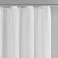 Matelasse Shower Curtain white-cotton