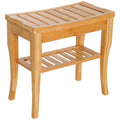 Long Bamboo Shower Bench Seat, 20