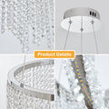 Fancy hanging ceiling lamps luxury modern pendant transparent-modern-crystal