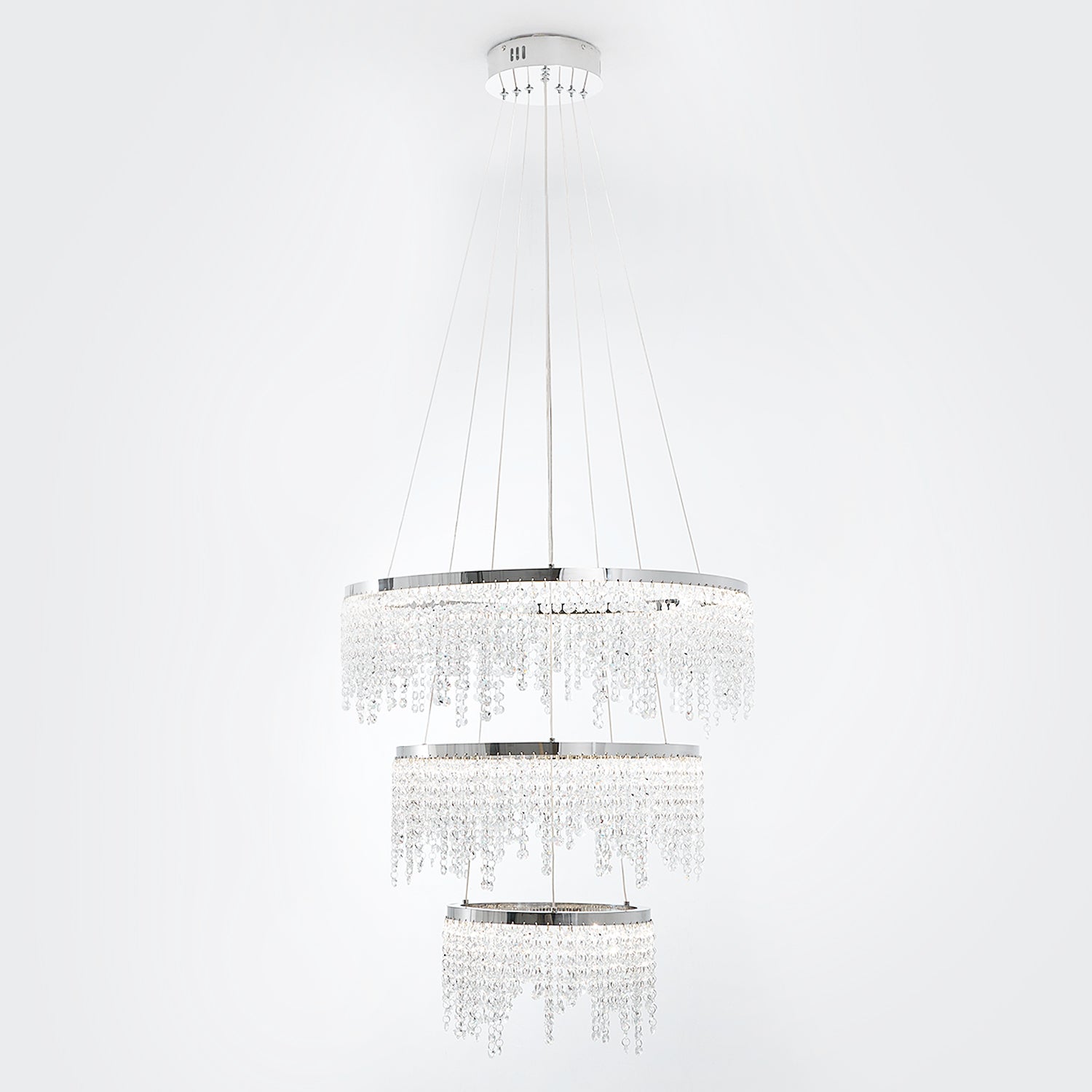 Fancy hanging ceiling lamps luxury modern pendant transparent-modern-crystal