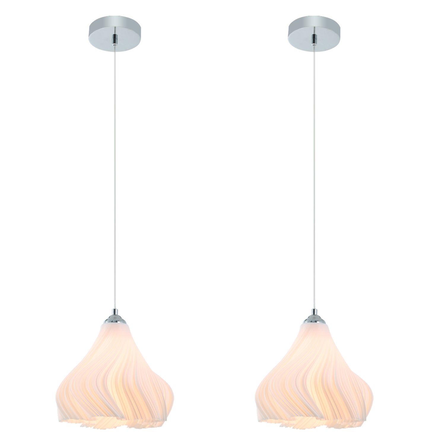 Simple Three dimensional Petal Design Chandeliers,No white-modern-abs