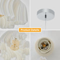 Simple Three dimensional Petal Design Chandeliers No white-modern-abs