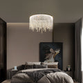 Fancy hanging ceiling lamps luxury modern pendant transparent-modern-crystal