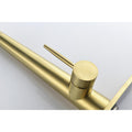 Kitchen Faucet with Pull Down Sprayer brushed gold-stainless steel