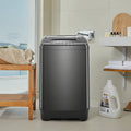 XQB60 2010 Compact home automatic washer, Maximum antique grey white-stainless steel