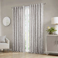 Floral Curtain Panel Single linen-cotton