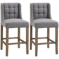 Modern Bar Stools, Tufted Upholstered Barstools,