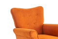 Baby Room High Back Rocking Chair Nursery Chair orange-primary living space-sponge-velvet