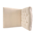 Harriet Kd Tufted Dining - Ivory Fabric