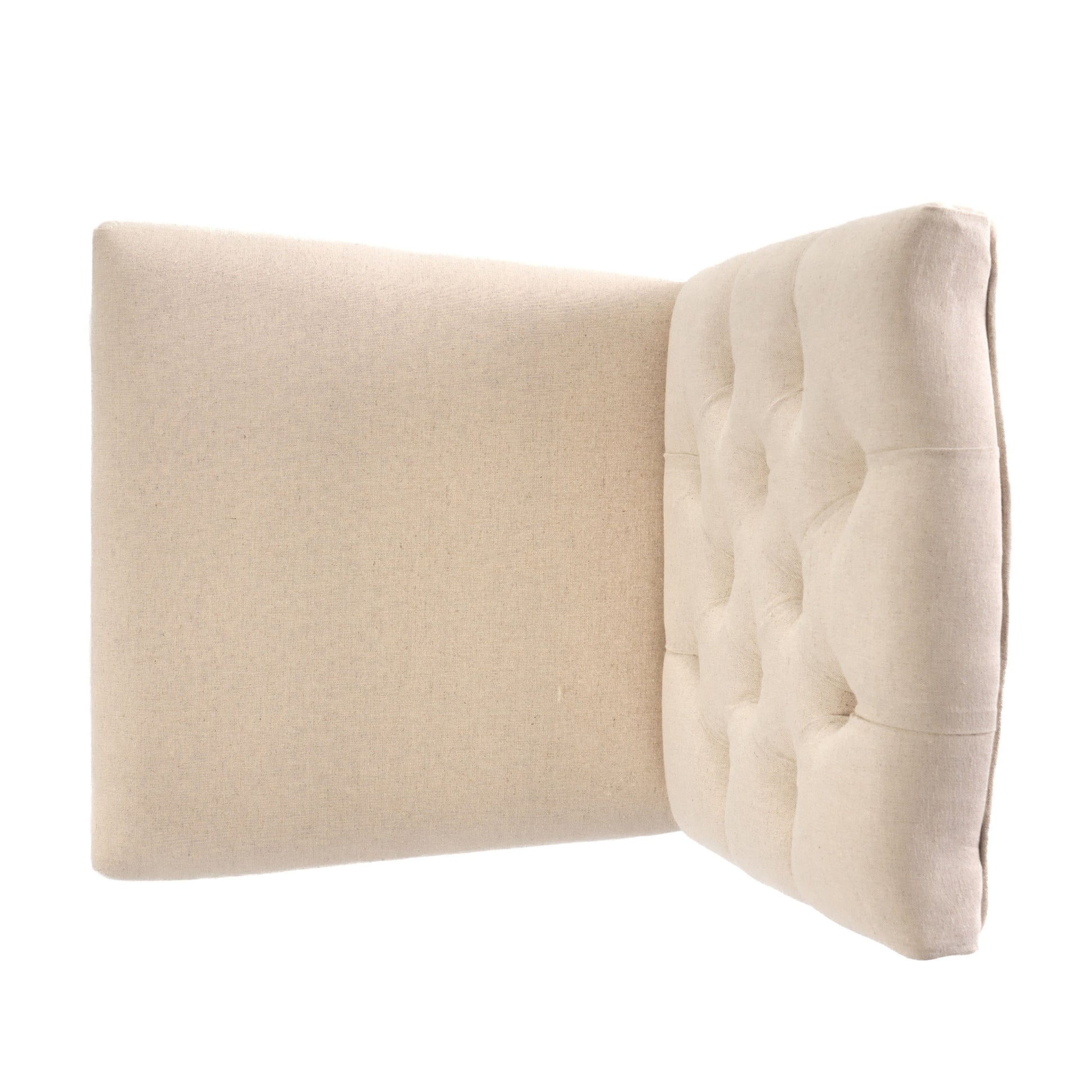 Harriet Kd Tufted Dining - Ivory Fabric