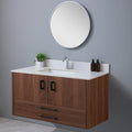 Montary 43inch bathroom vanity top stone White gold white-sintered stone