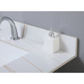 Montary 37inch bathroom vanity top stone white gold white-sintered stone