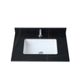 Montary 31inch sintered stone bathroom vanity top black-sintered stone