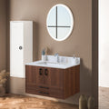 Montary 31inch sintered stone bathroom vanity top white-sintered stone