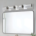 Modern Bathroom Vanity Lighting 4 Light LED Vanity chrome-modern-acrylic-stainless steel