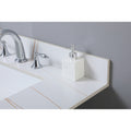 Montary 37inch bathroom vanity top stone white gold white-sintered stone