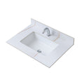 Montary 31inch sintered stone bathroom vanity top white-sintered stone