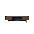 Walnut Color Minimalist Walnut Tv Stand 70.8 X