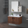 Montary 43inch bathroom vanity top stone White gold white-sintered stone