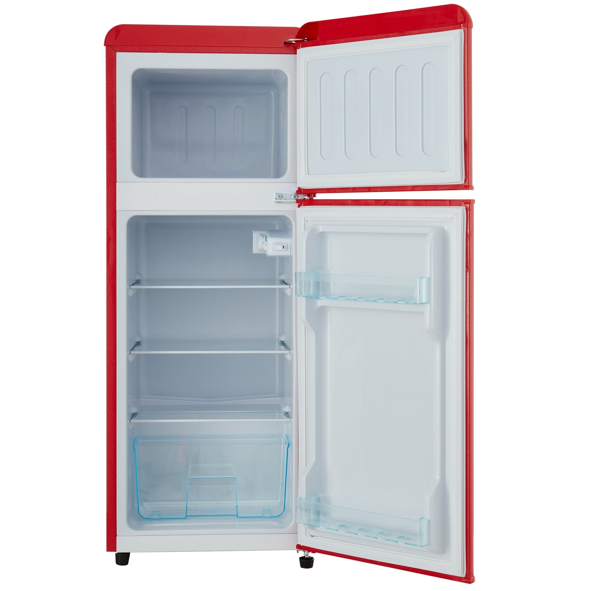 4.5 cu. ft. Dual Zone Refrigerator, 3.3 Fridge 1.2 cu. red-iron