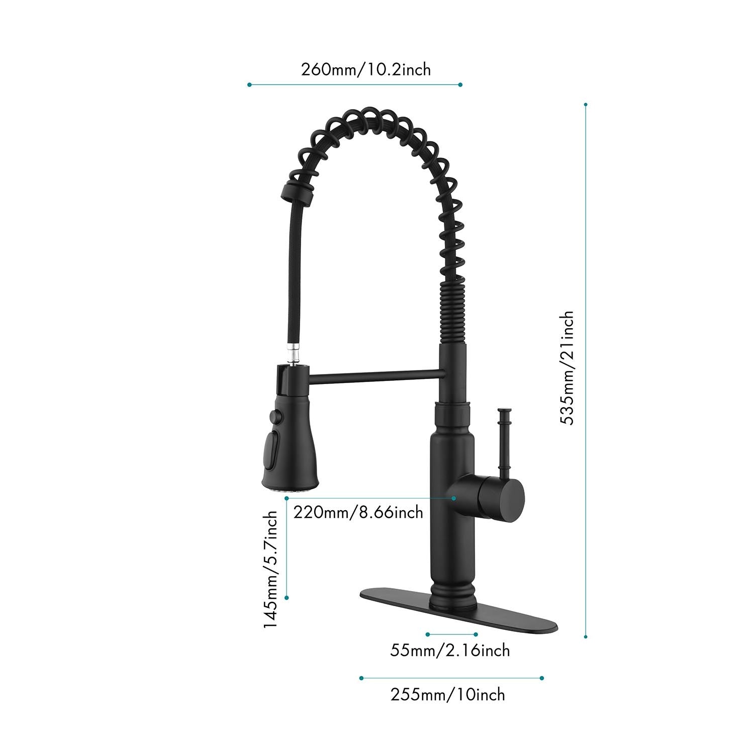 Touch Kitchen Faucet with Pull Down Sprayer