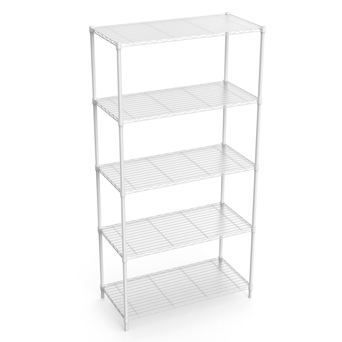 5 Tier Shelf Wire Shelving Unit 5T 1636 W Lkj,