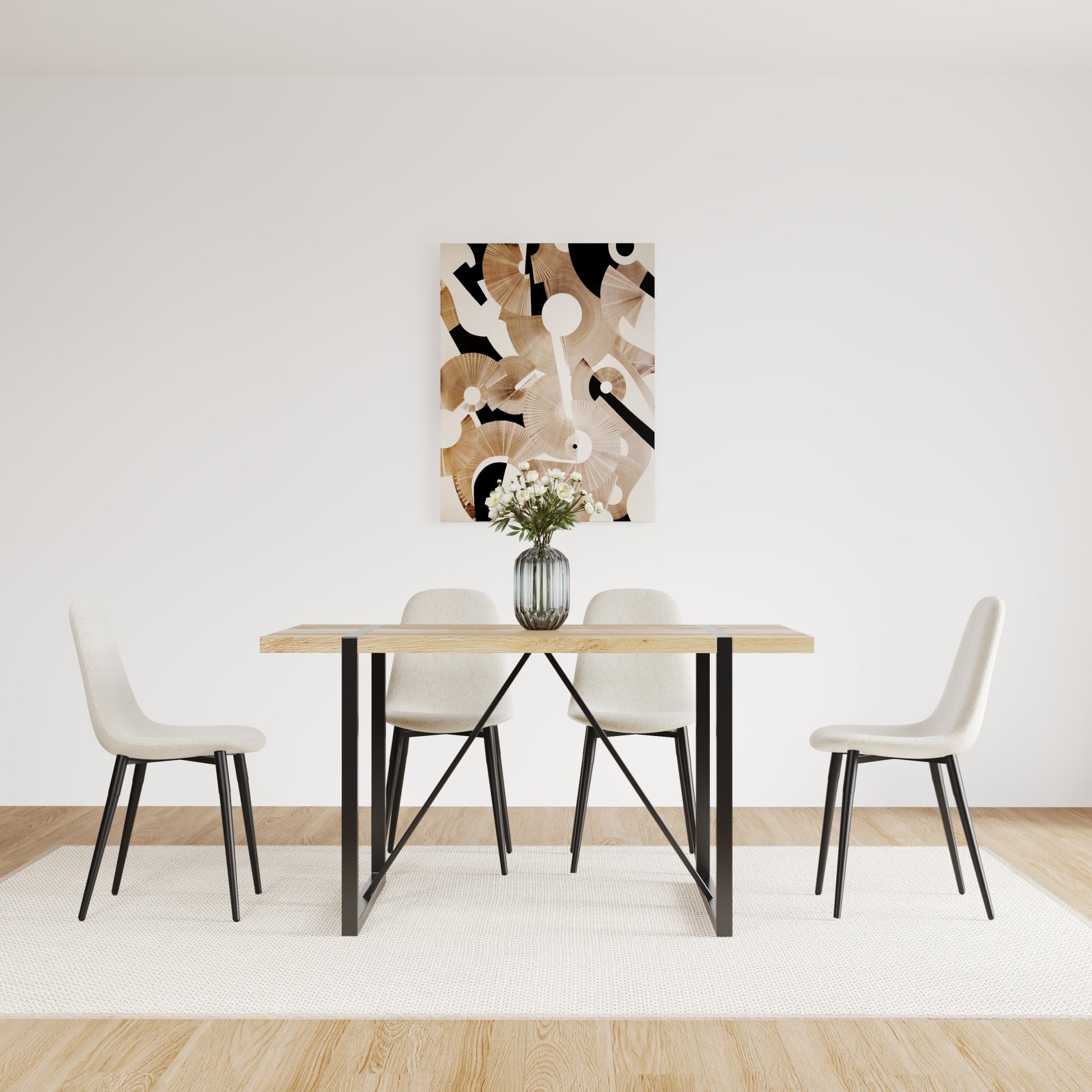 Dining Chairs Set Of 4, Modern Accent Chairs With